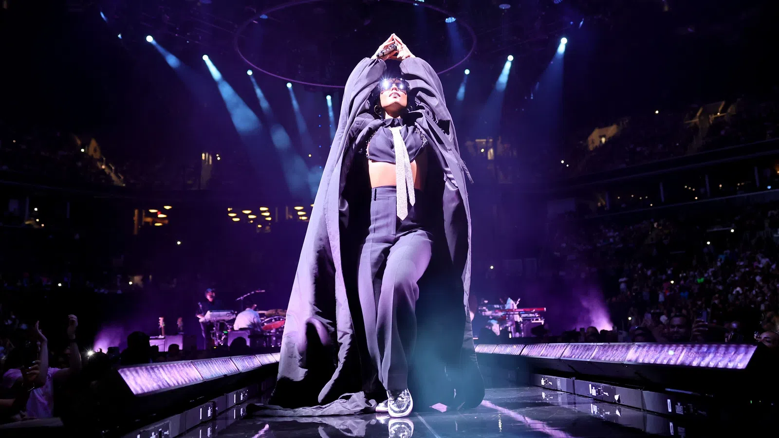 a person on a stage