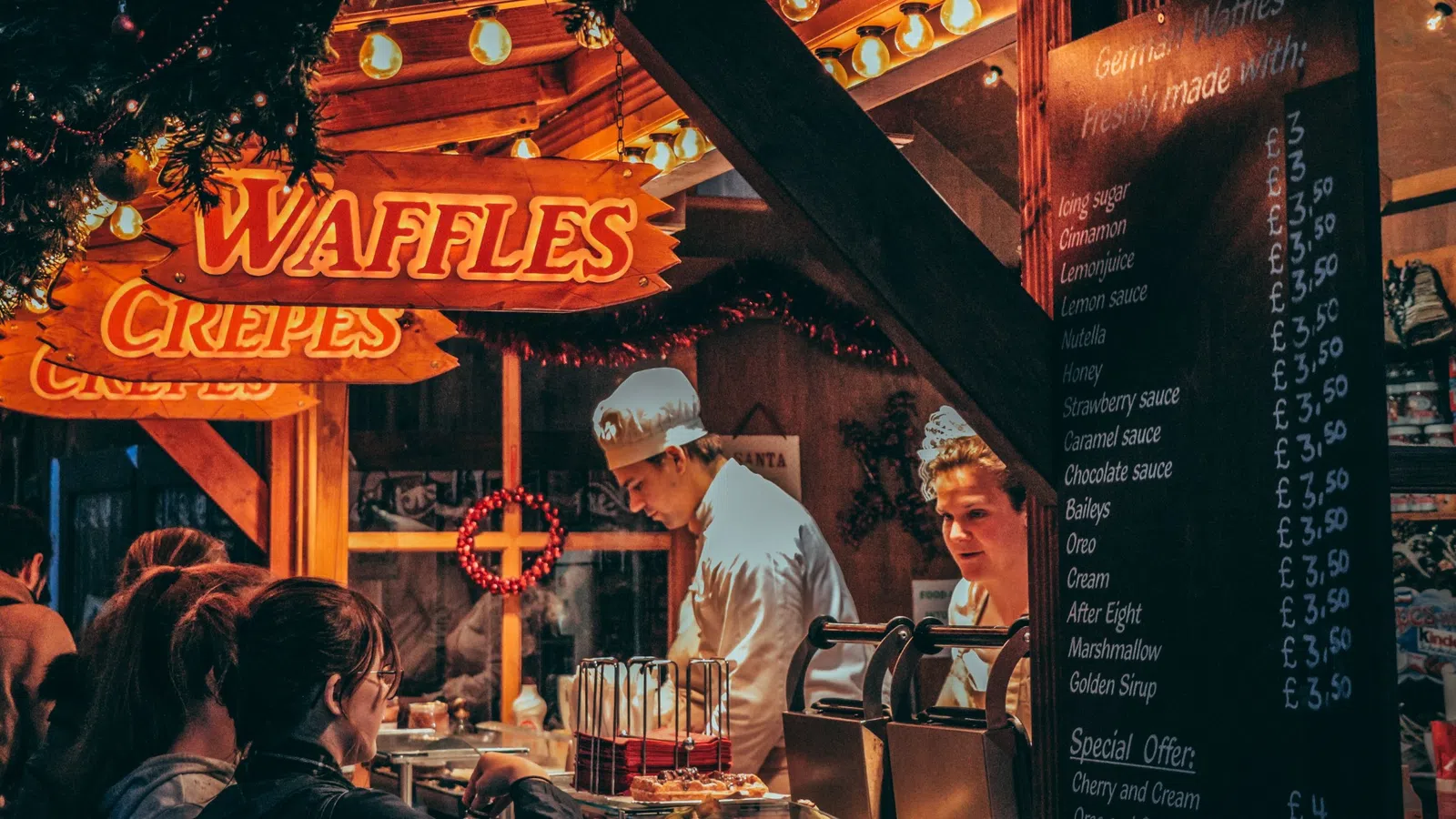 a person cooking in a restaurant
