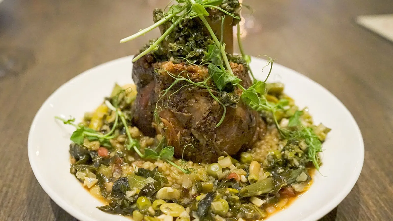 a plate of food