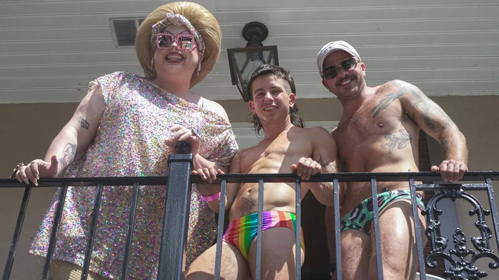 a group of people posing for the camera