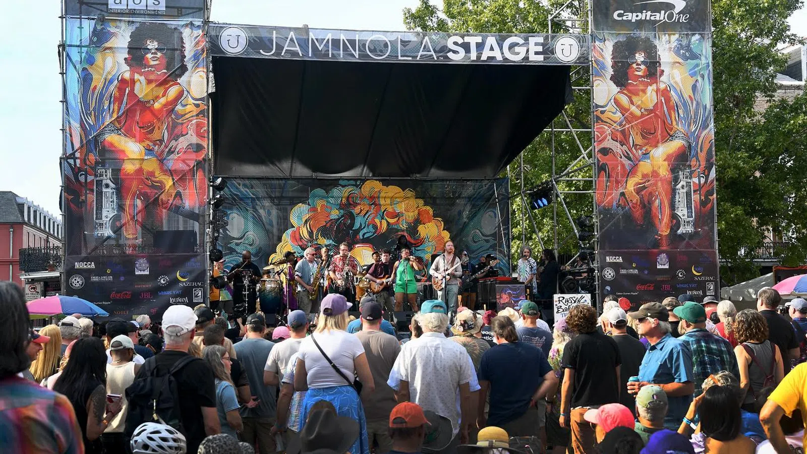 a crowd of people at a concert