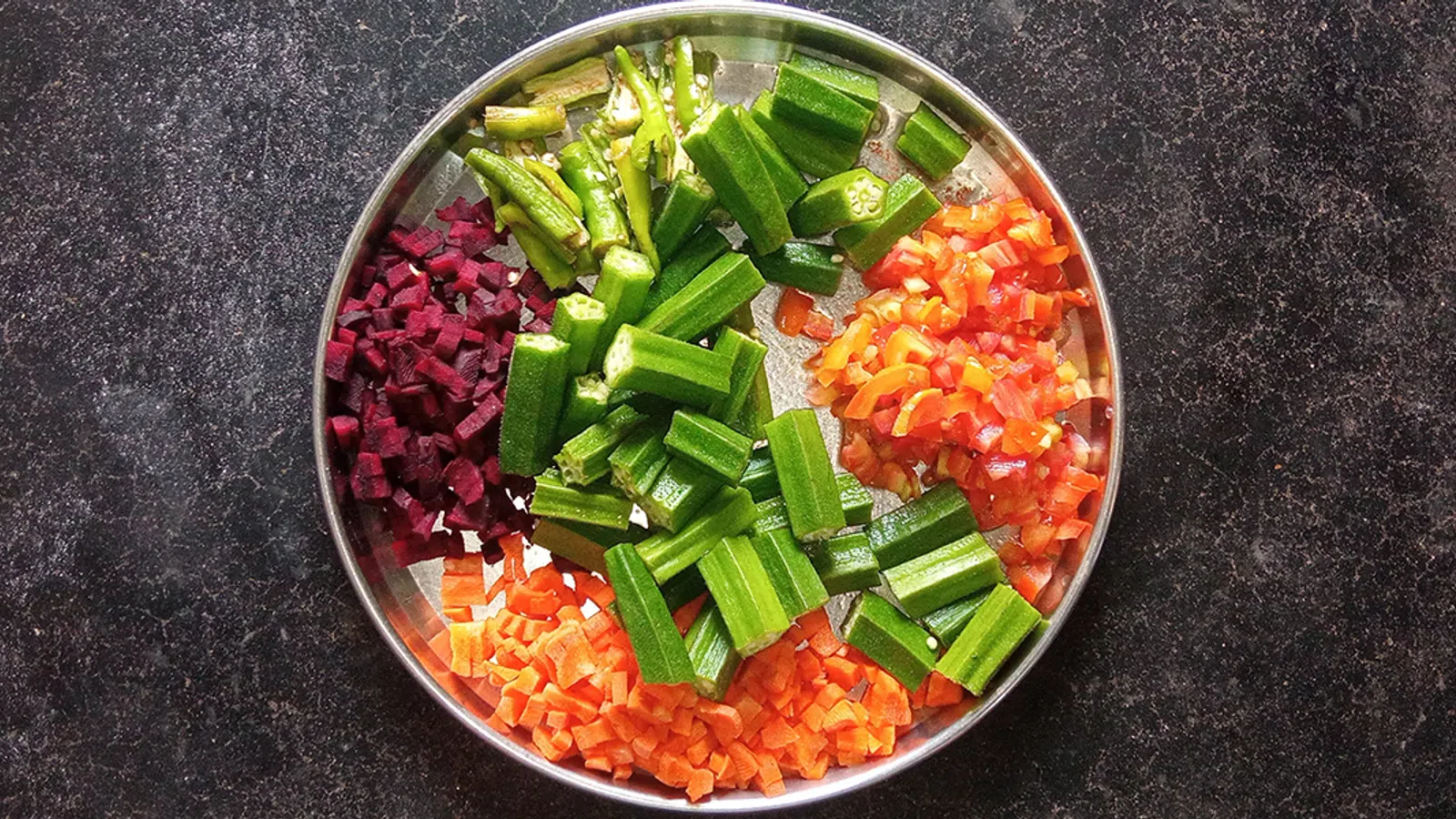 a bowl of food