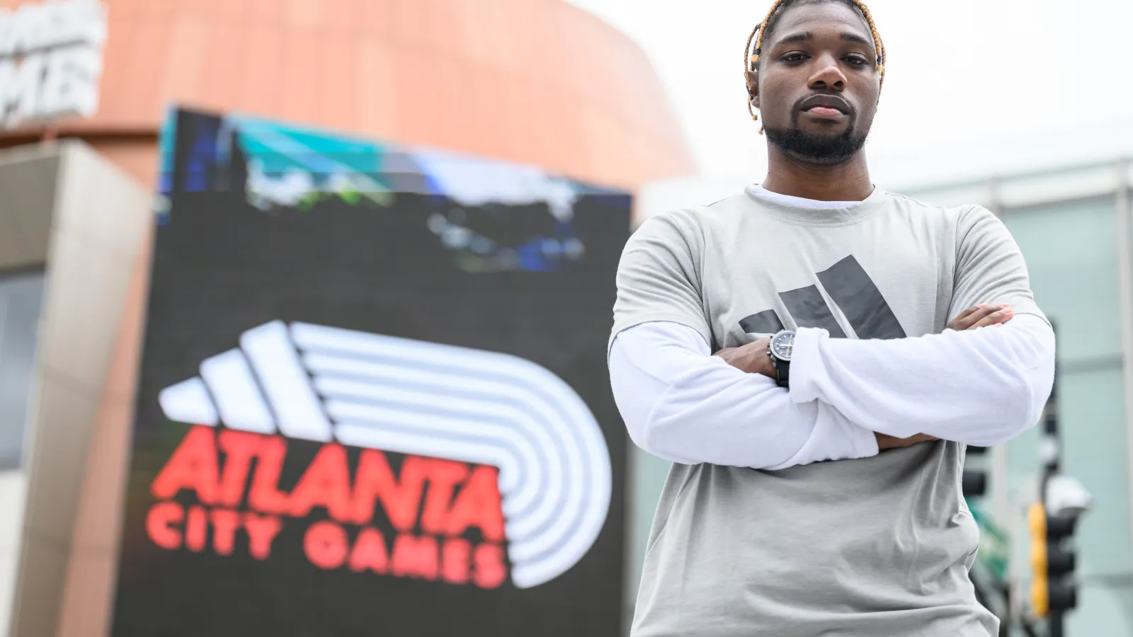 a man with his arms crossed