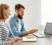 two patients teleconference with doctor