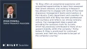 Senior Research Associate Ryan Powell shares a positive testimonial about career growth at B. Riley Securities.