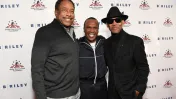 Dave Winfield, Jimmy Jam, Sugar Ray Leonard at Big Fighters, Big Cause Charity Boxing Night presented by B. Riley Securities