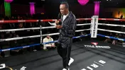 Sugar Ray Leonard at Big Fighters, Big Cause Charity Boxing Night presented by B. Riley Securities