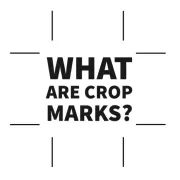 An illustration depicting Crop Marks