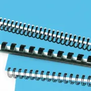 A Spiral Bound book, a Comb Bound book, and a Wire-O Bound book