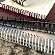 A stack of Spiral Bound books
