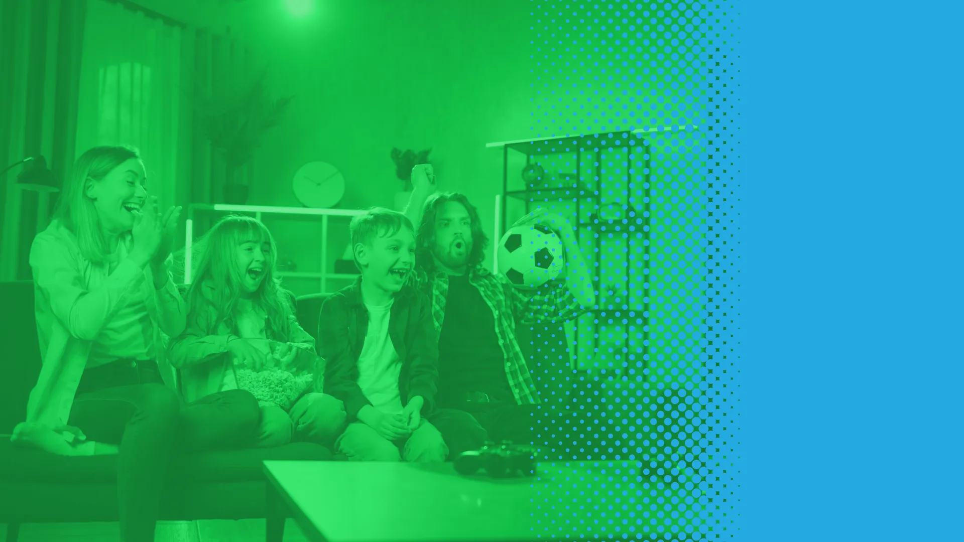 a group of people in green clothing