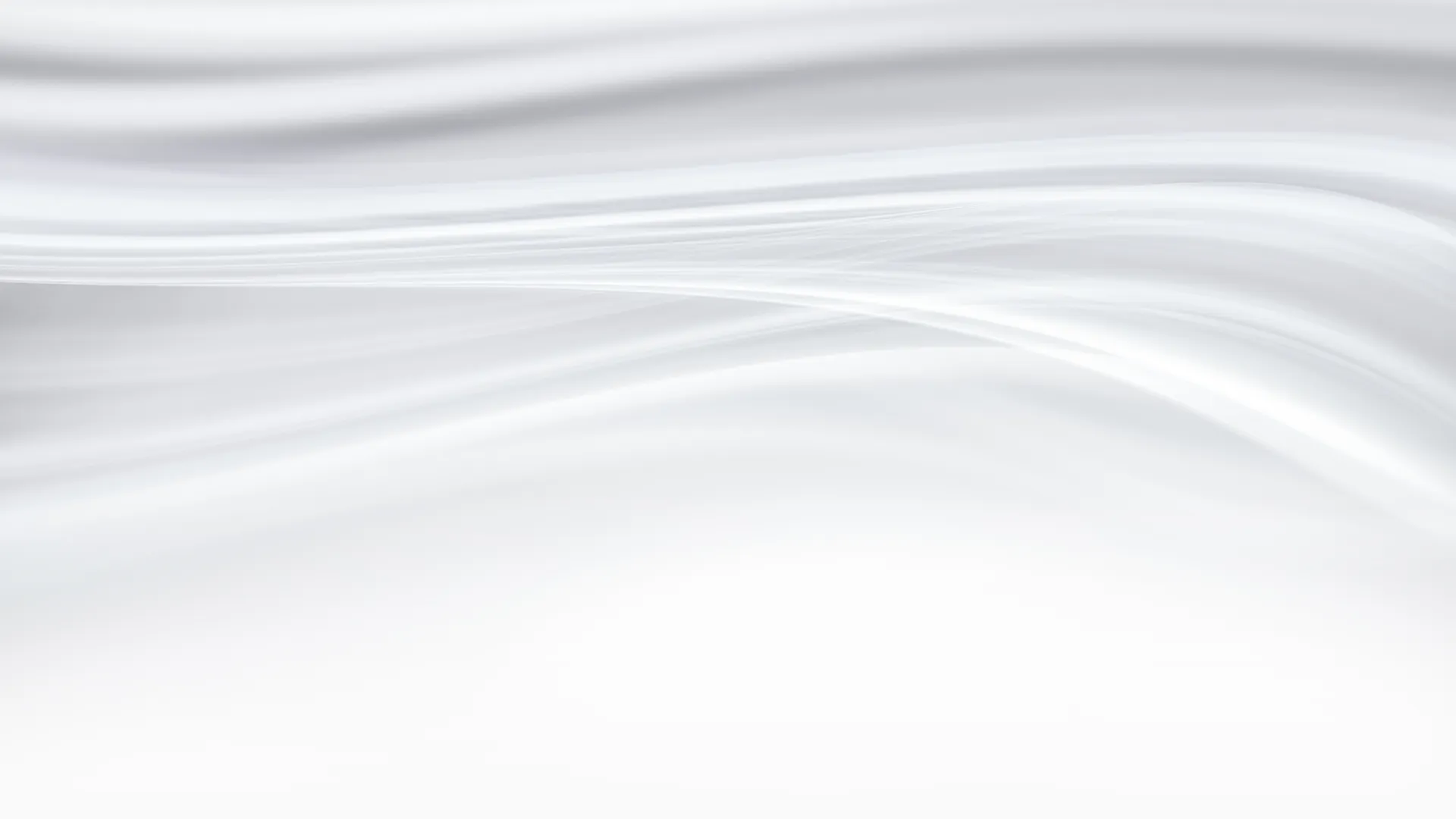 Abstract white and gray smooth flowing wave lines creating a soft, modern, and minimalistic background.