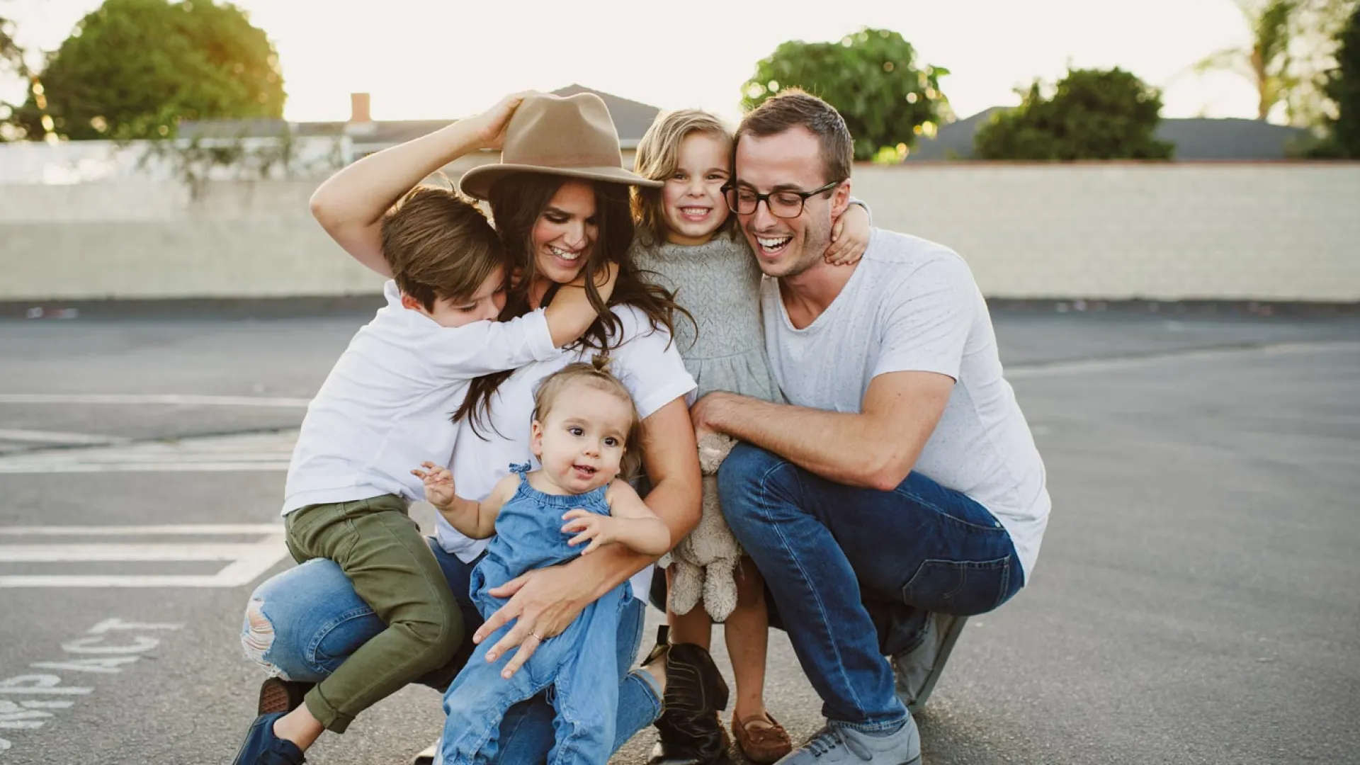 a group of people posing for a photo