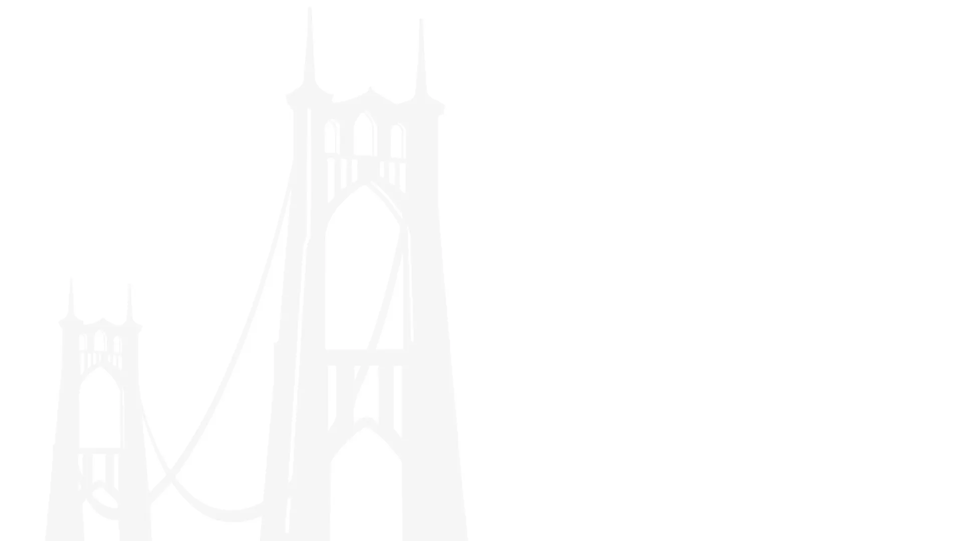 Silhouette of a tall bridge against a light background, emphasizing architectural design and structure.