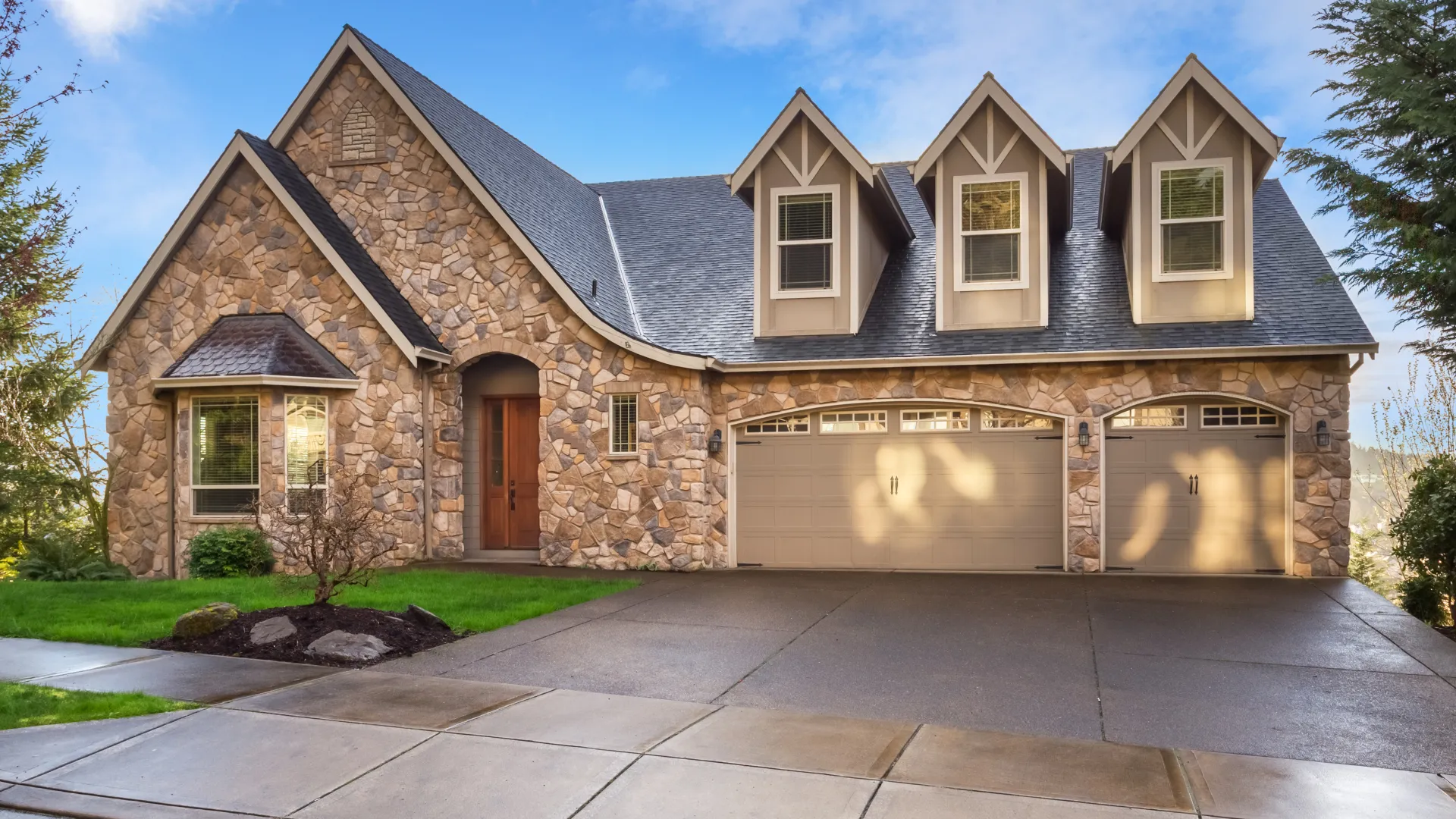 a house with a driveway