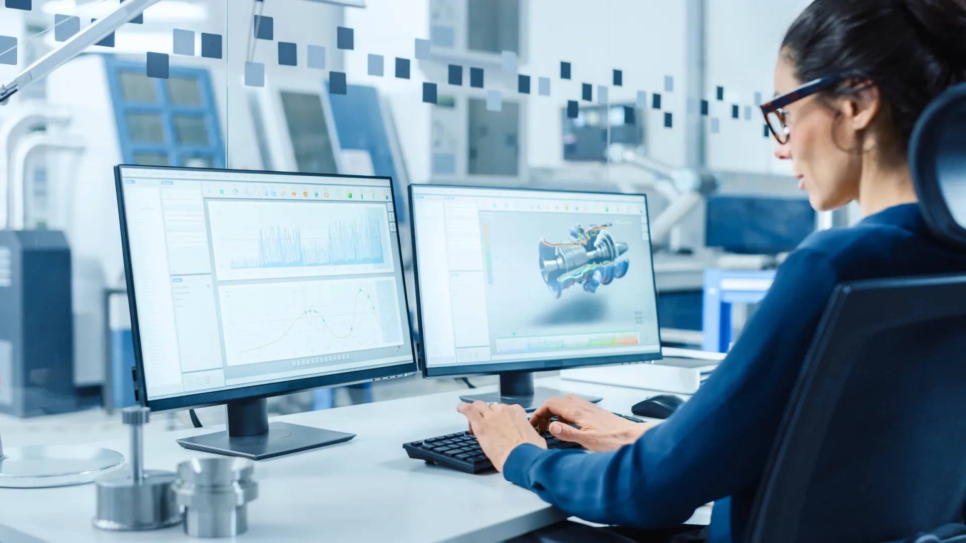 a person working on a computer