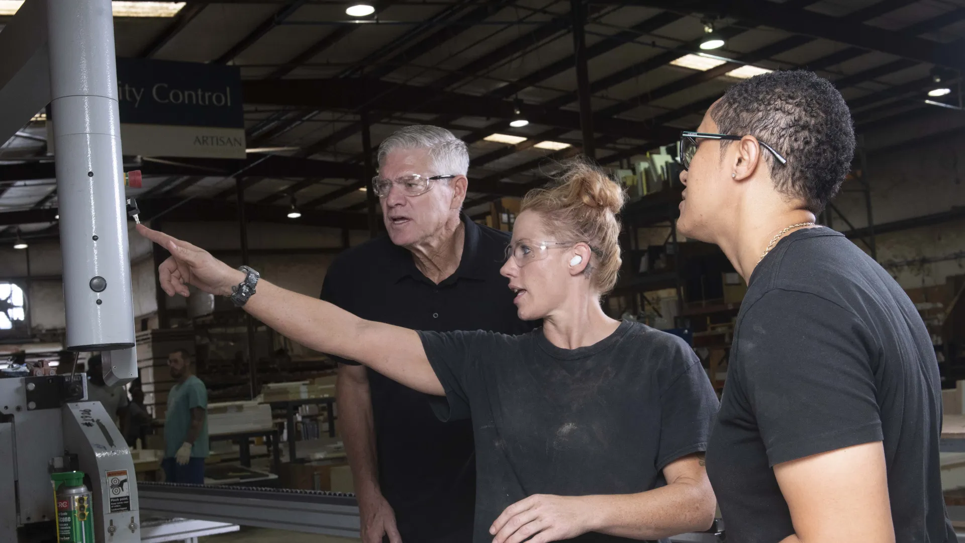 Artisan's Manufacturing Plant Showing a Builder The Bander Machine