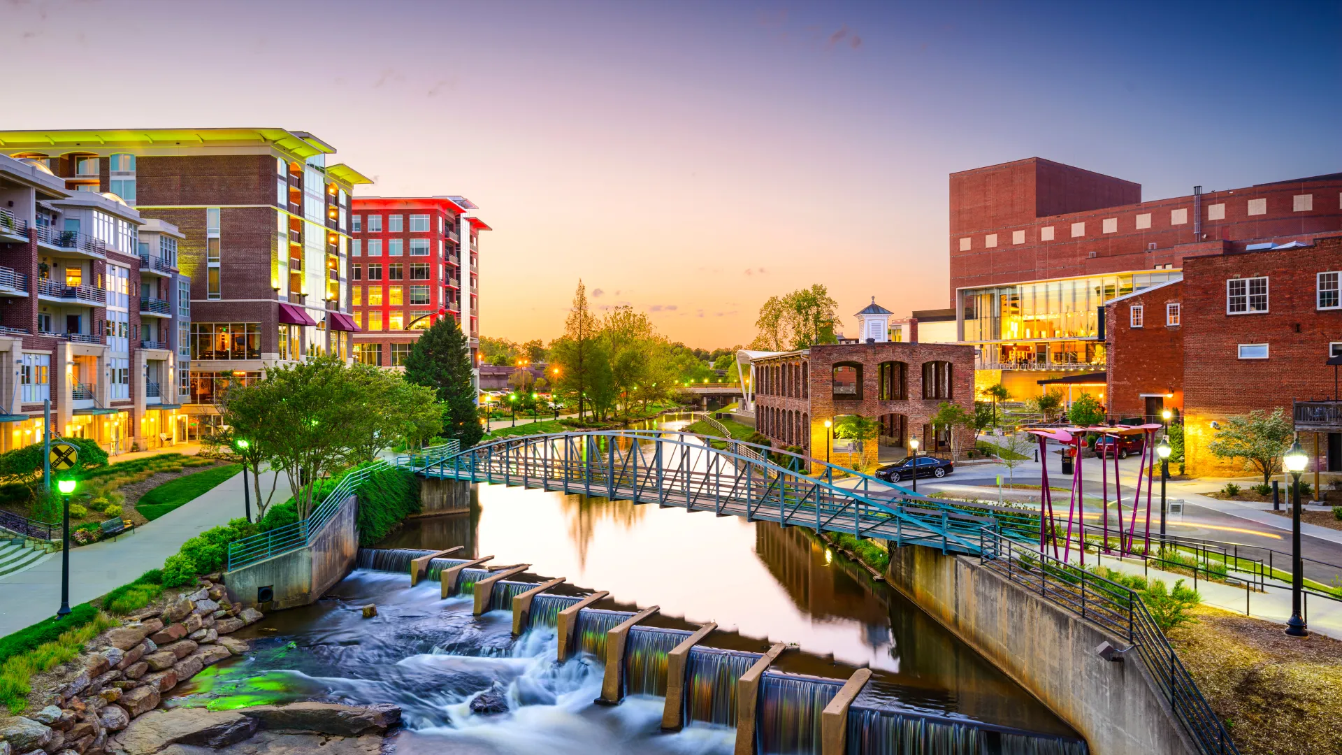 Greenville south carolina Falls Park on the Reedy