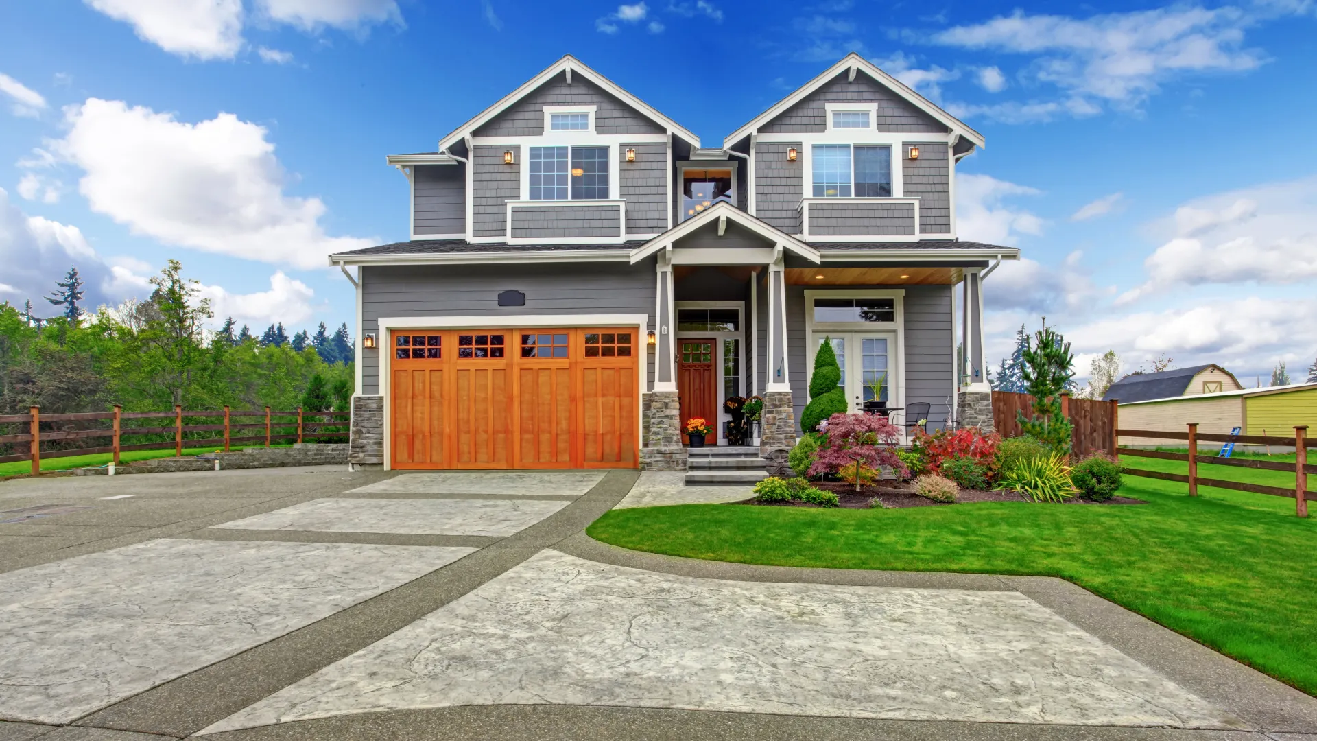 a house with a driveway