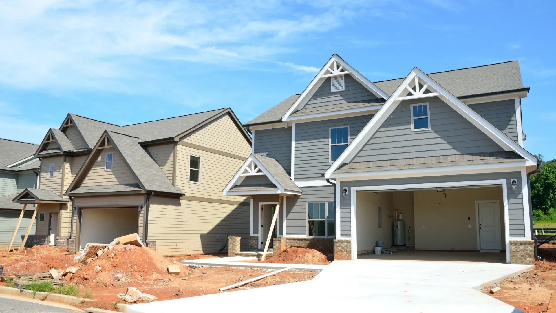 a house under construction