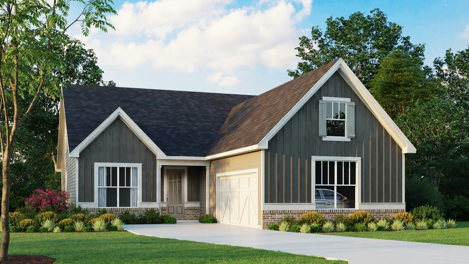 a house with a driveway