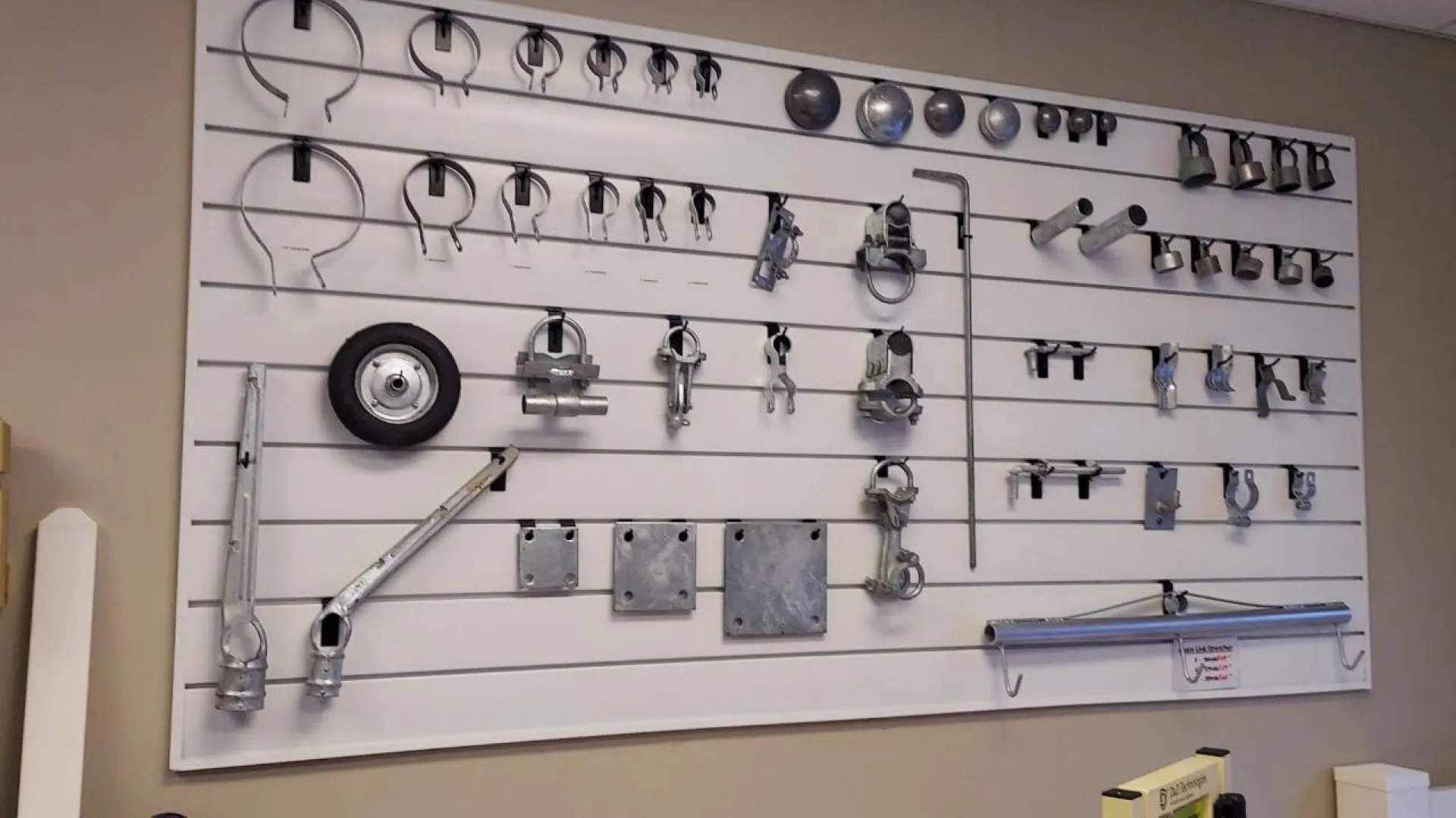 a white board with a few gauges and a few gauges