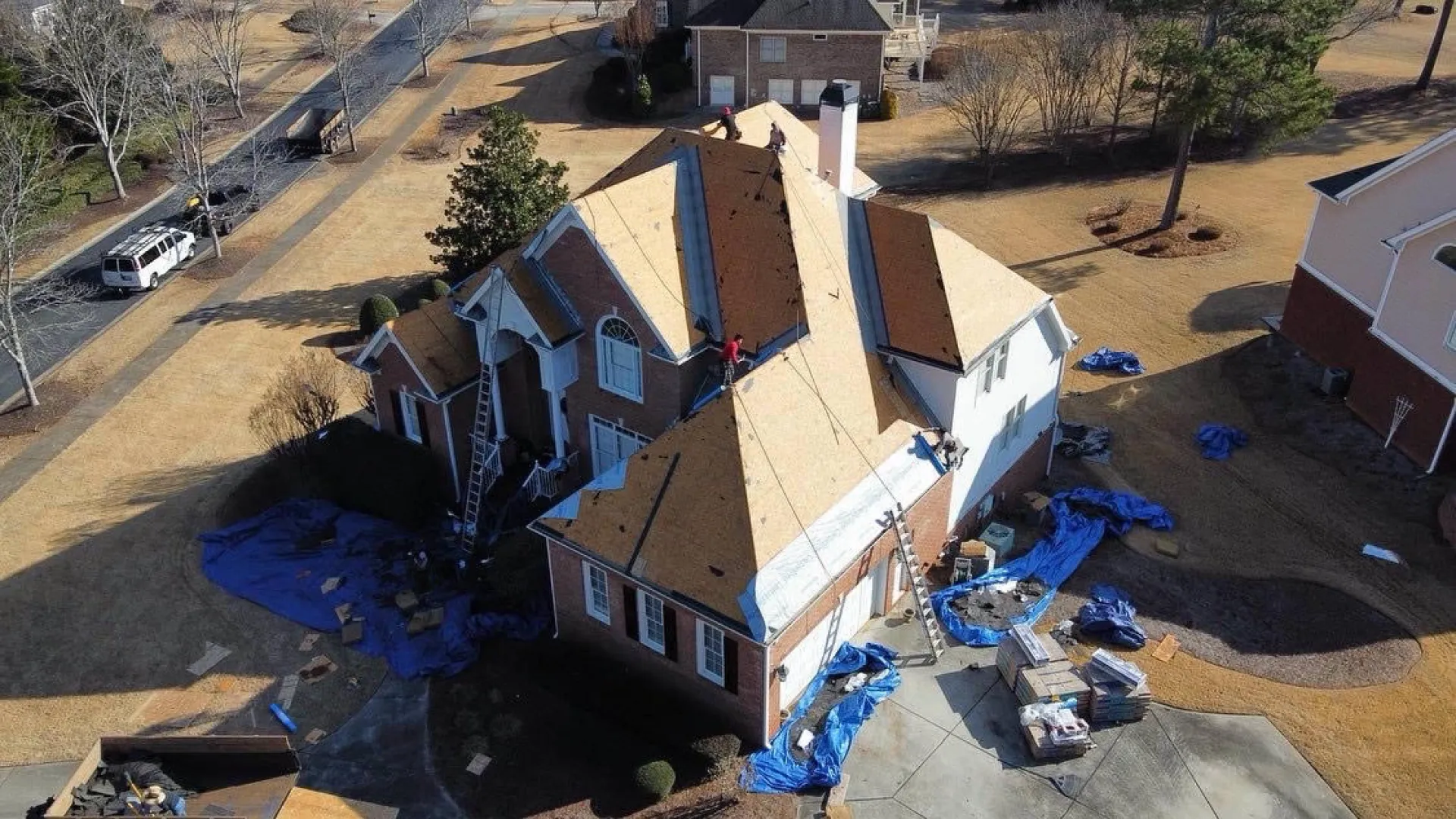 a house that has been destroyed