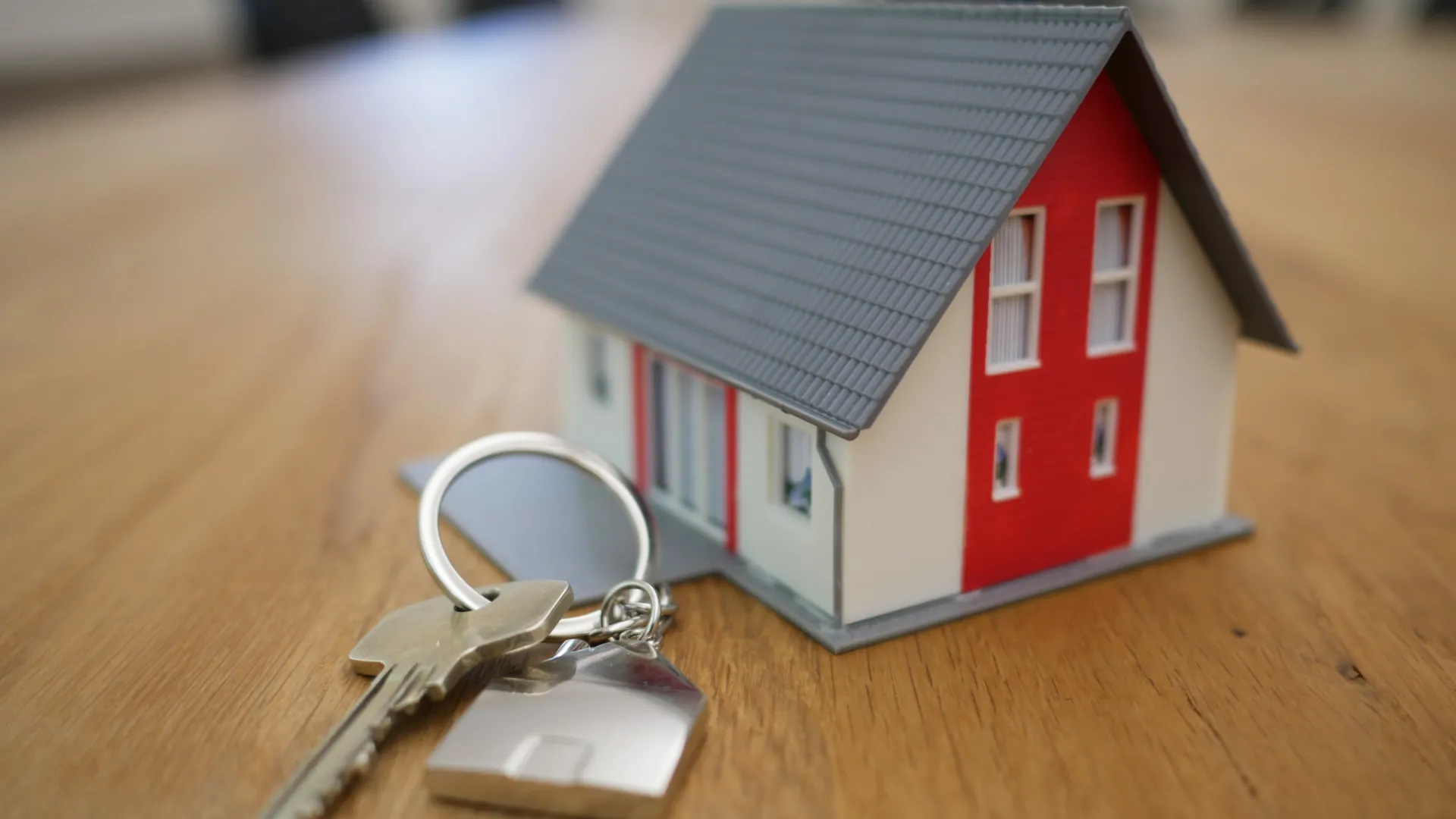 a small house on a table