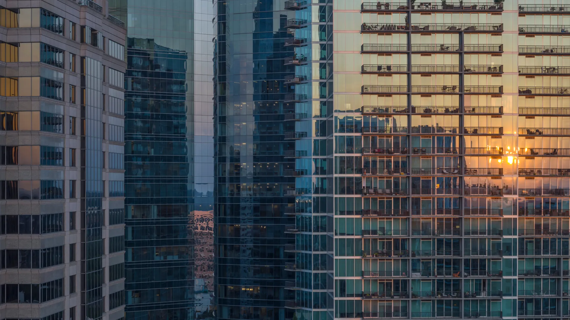a building with many windows