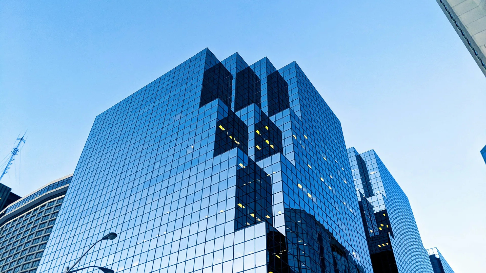 a tall building with many windows