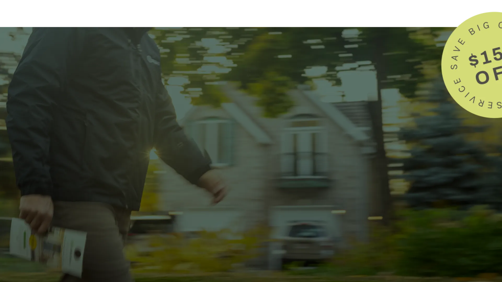a man walking in the rain