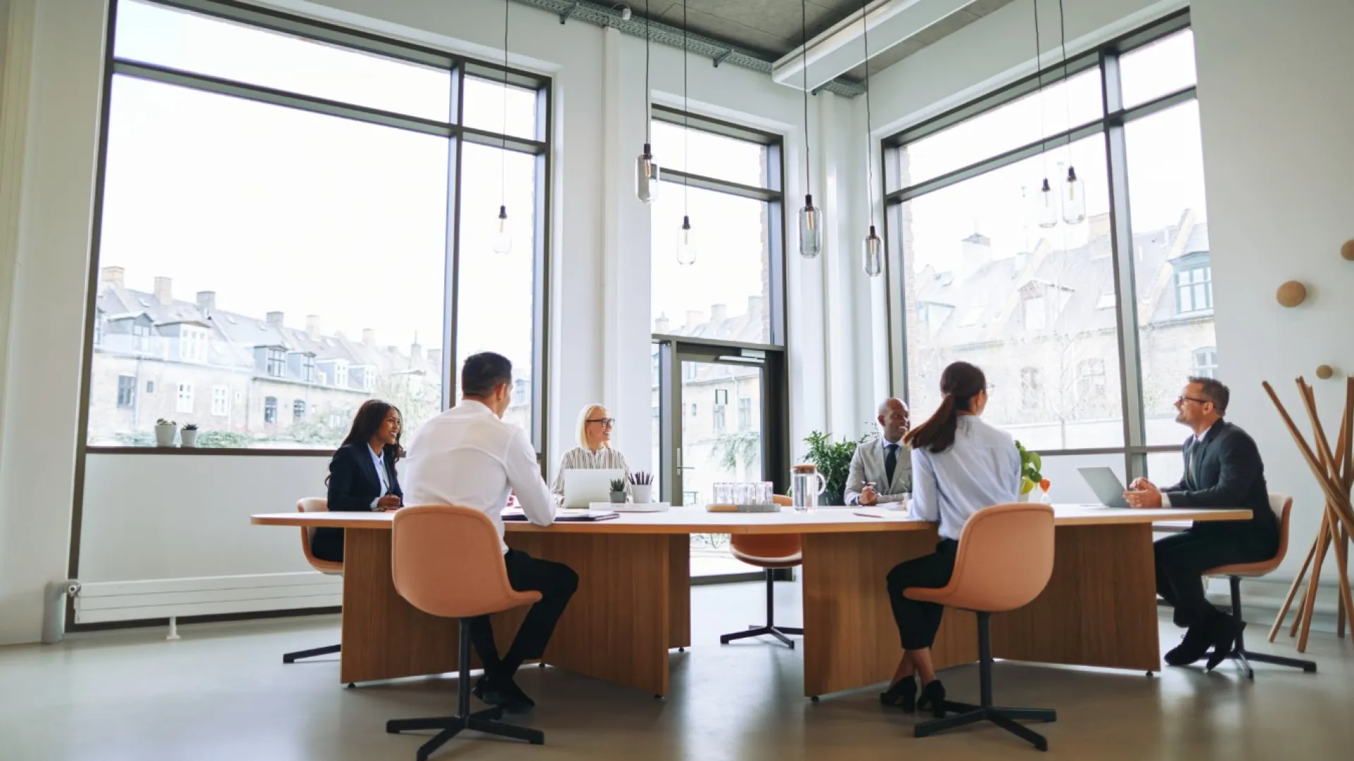 people sitting around a table