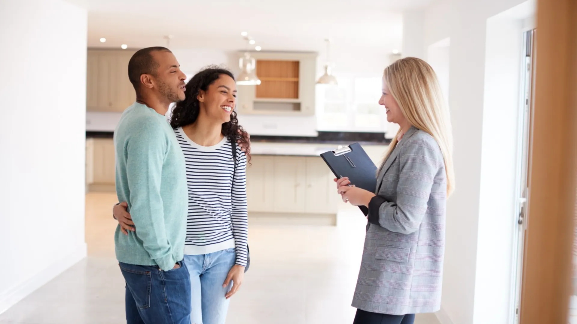 people standing in a room