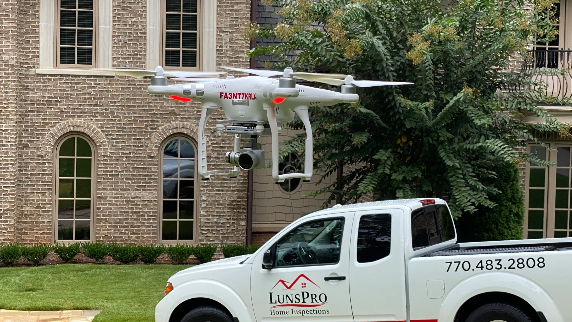 LunsPro Inspection Group Drone Technology for a Home Inspection in Georgia