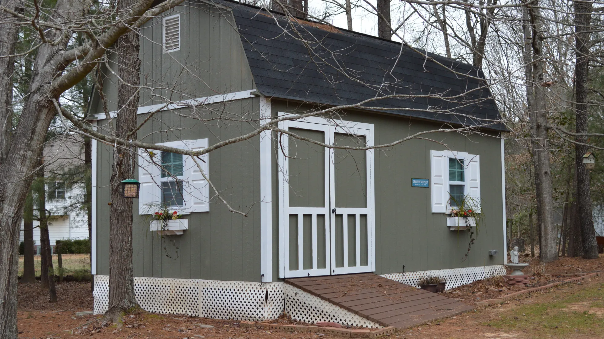 12x20 Barn 8 Foot wall