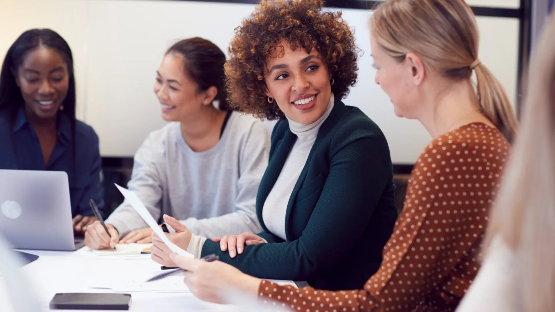 people in a meeting