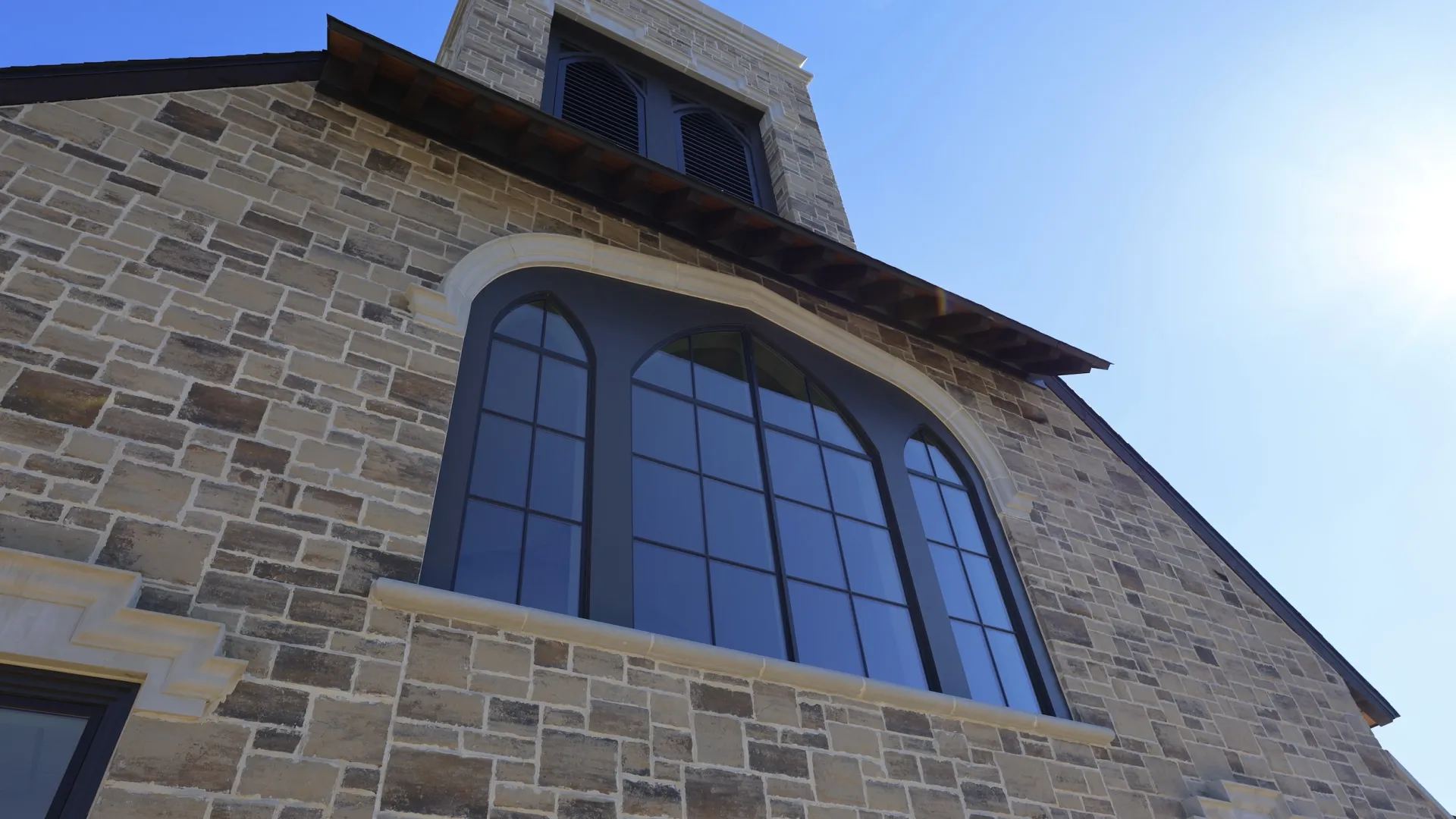 a building with windows