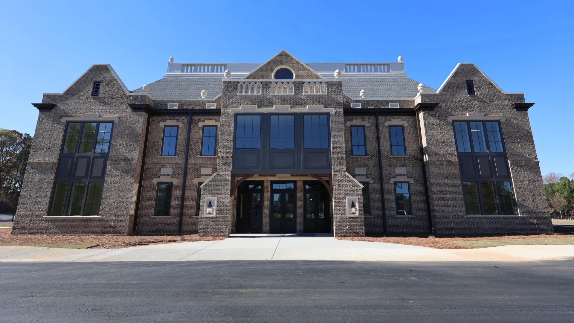 a large brick building