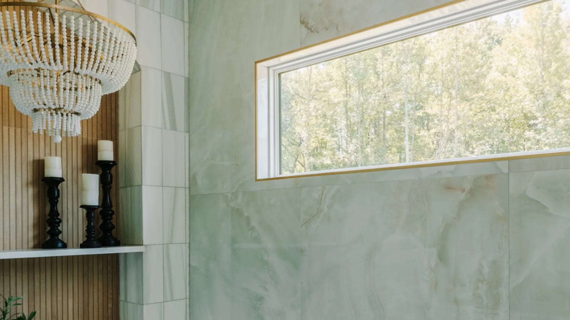 a bathtub and a bathtub in a bathroom