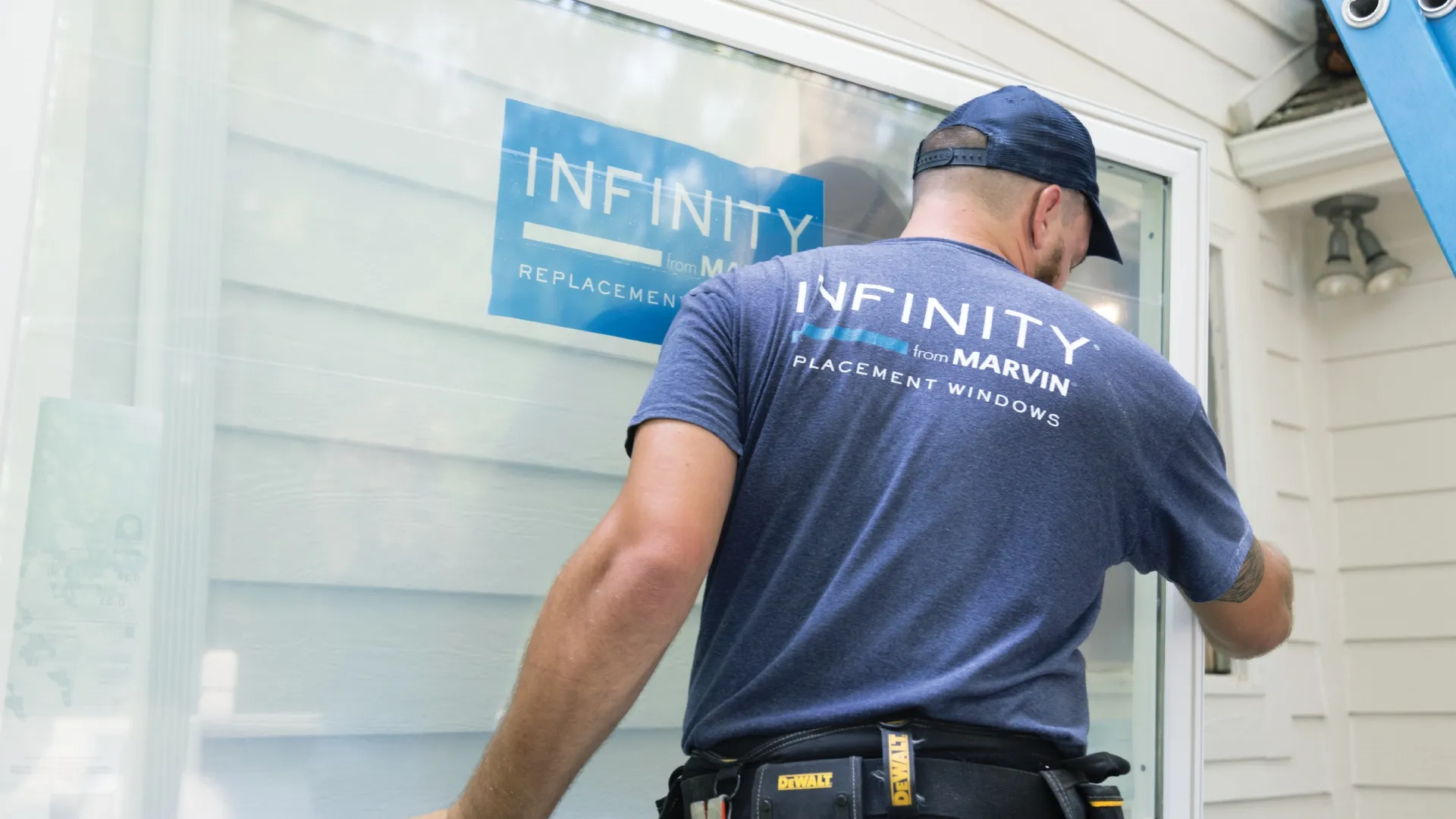 a police officer standing outside a building
