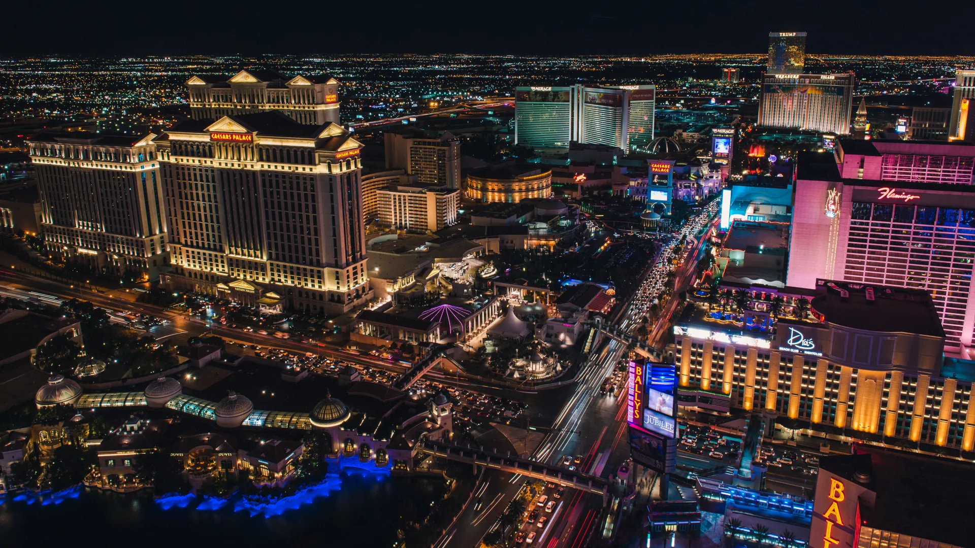 Las Vegas Strip at night