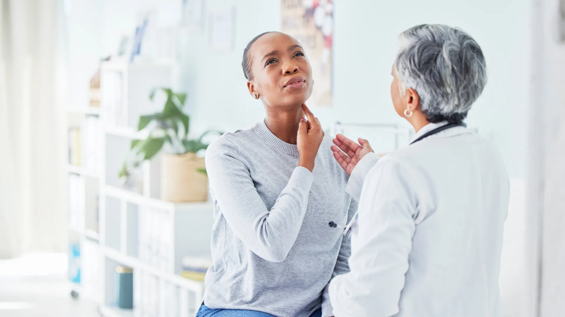 a doctor talking to a patient
