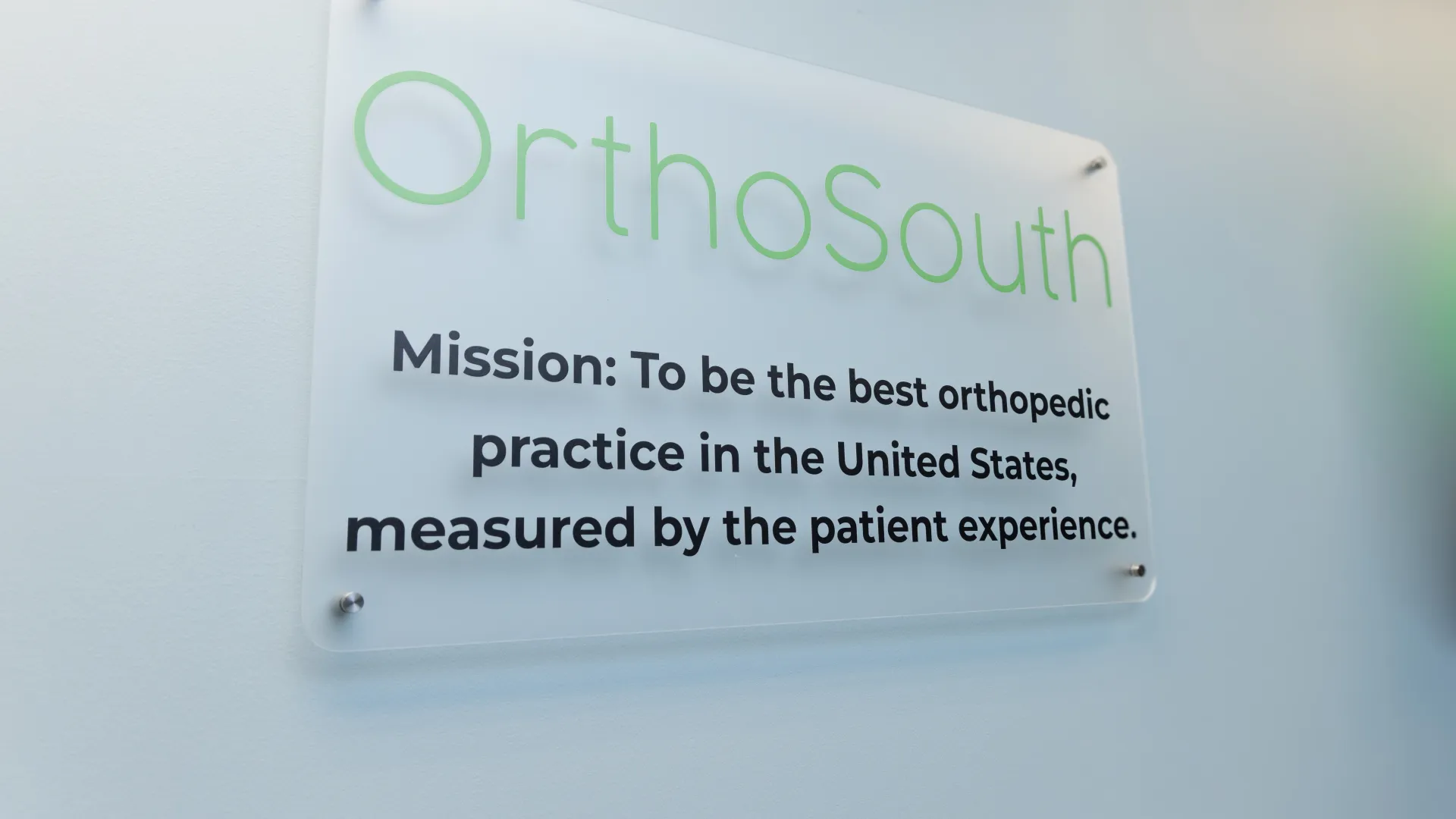 OrthoSouth mission statement
