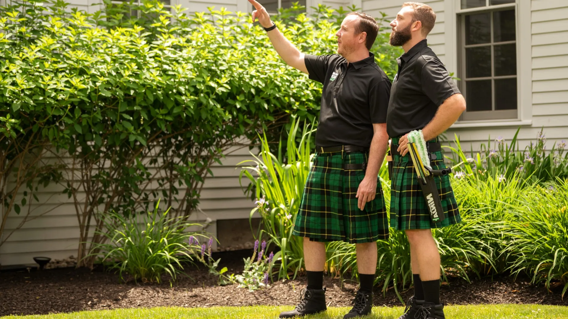 two men in kilts