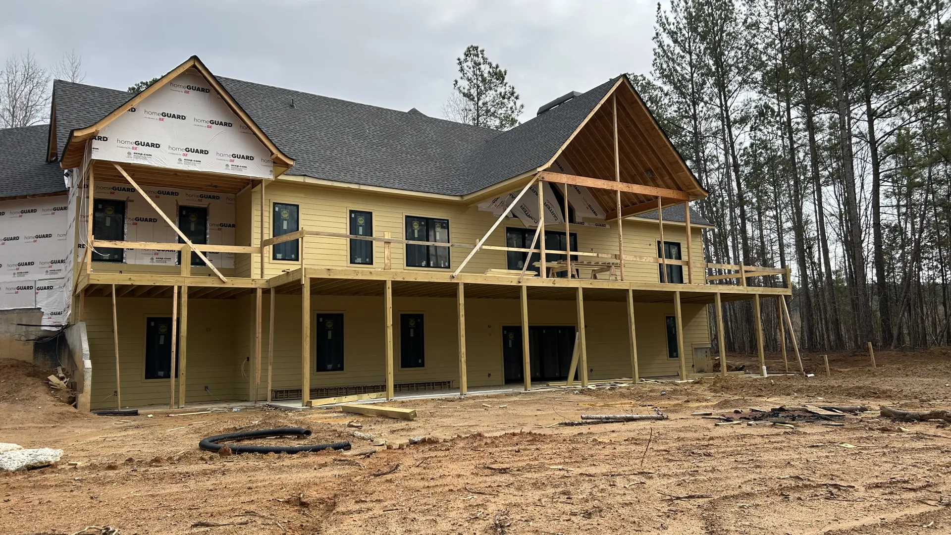 a house under construction