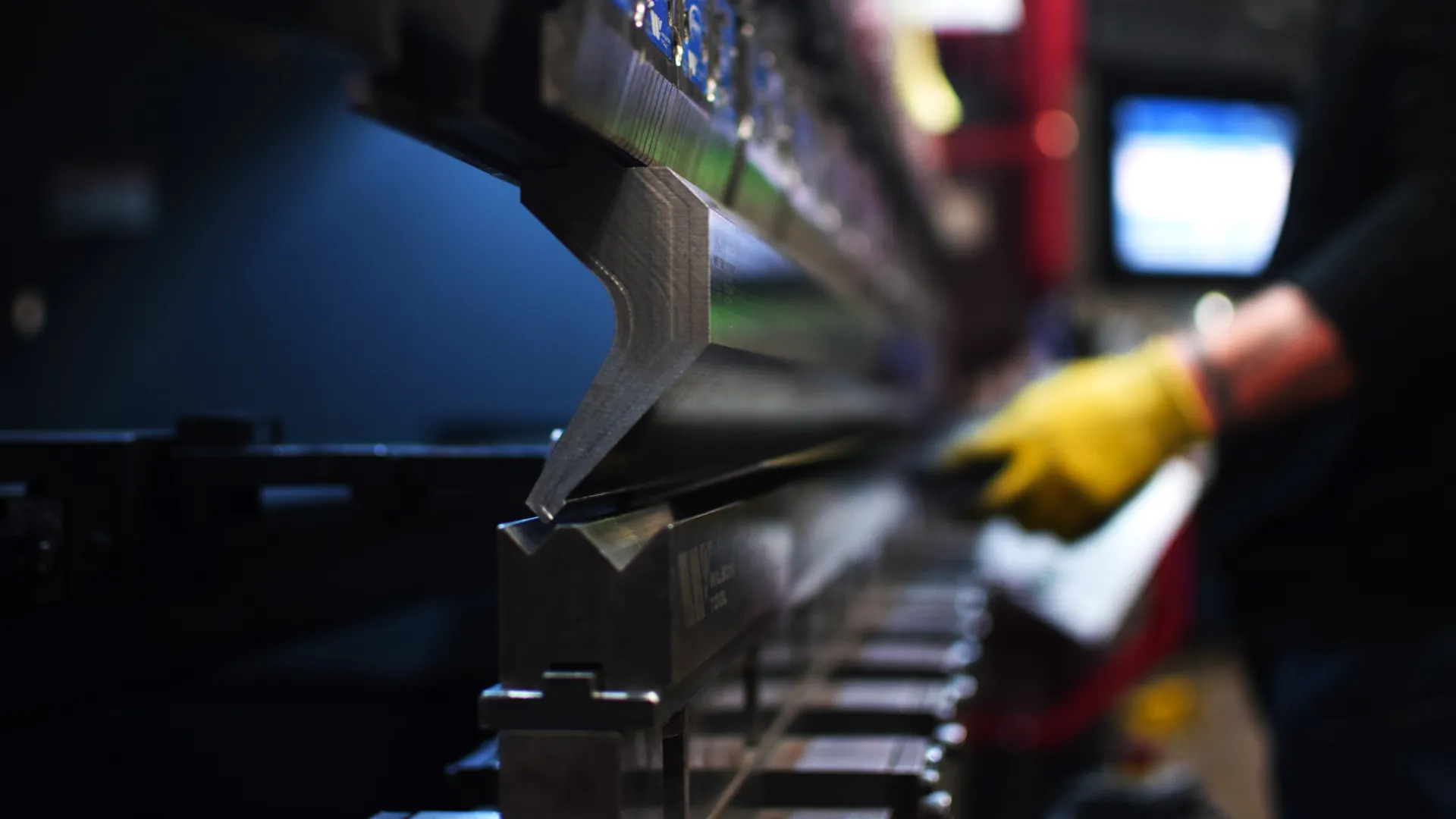 a close-up of a person working on a computer