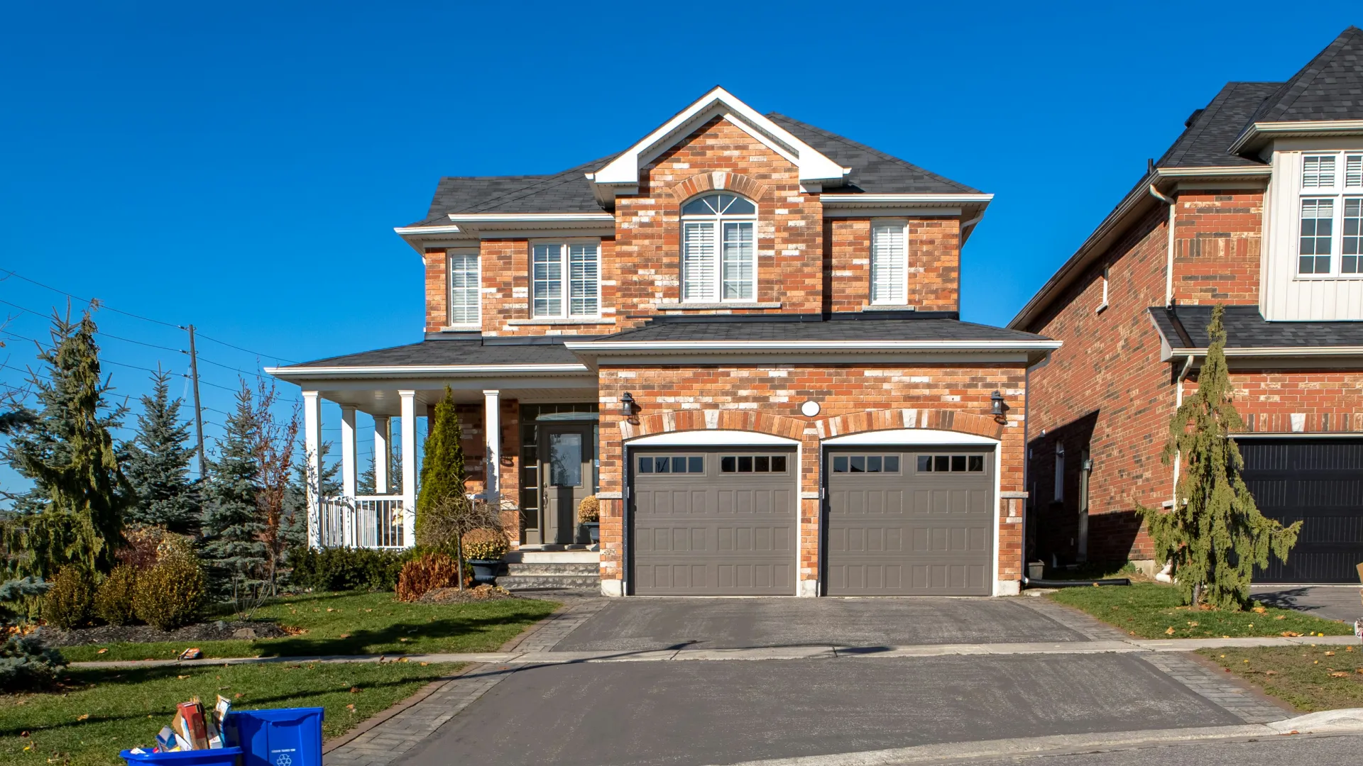a large brick house
