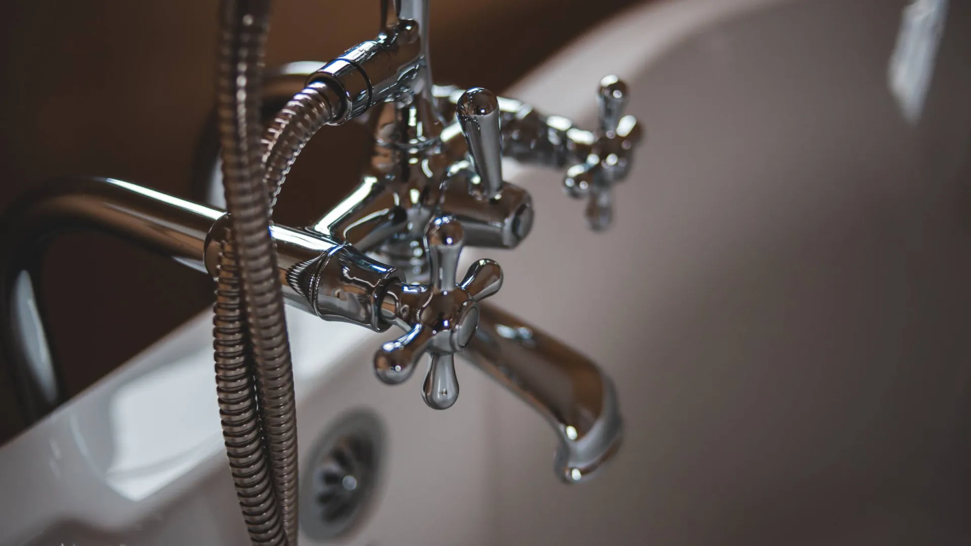 a close-up of a faucet