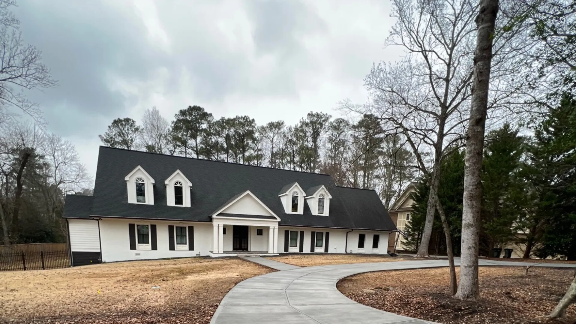 a house with a driveway