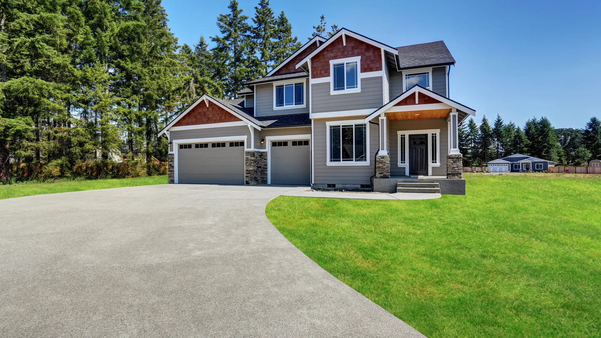 a house with a driveway